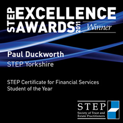 Paul Duckworth Excellence Awards Winner 2011
